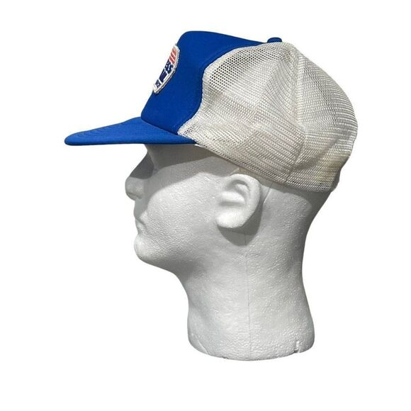 Vintage Express Mail Mesh Back Trucker Hat Big Patch Added 90’s - Picture 4 of 7